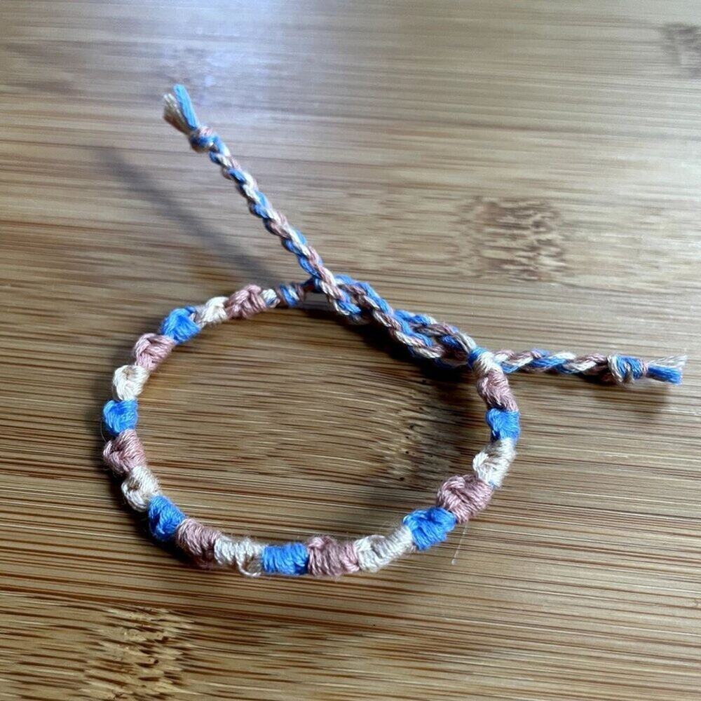 Jemima Woven Bracelet anklet trendy comfortable tie embroidery thread woven gift